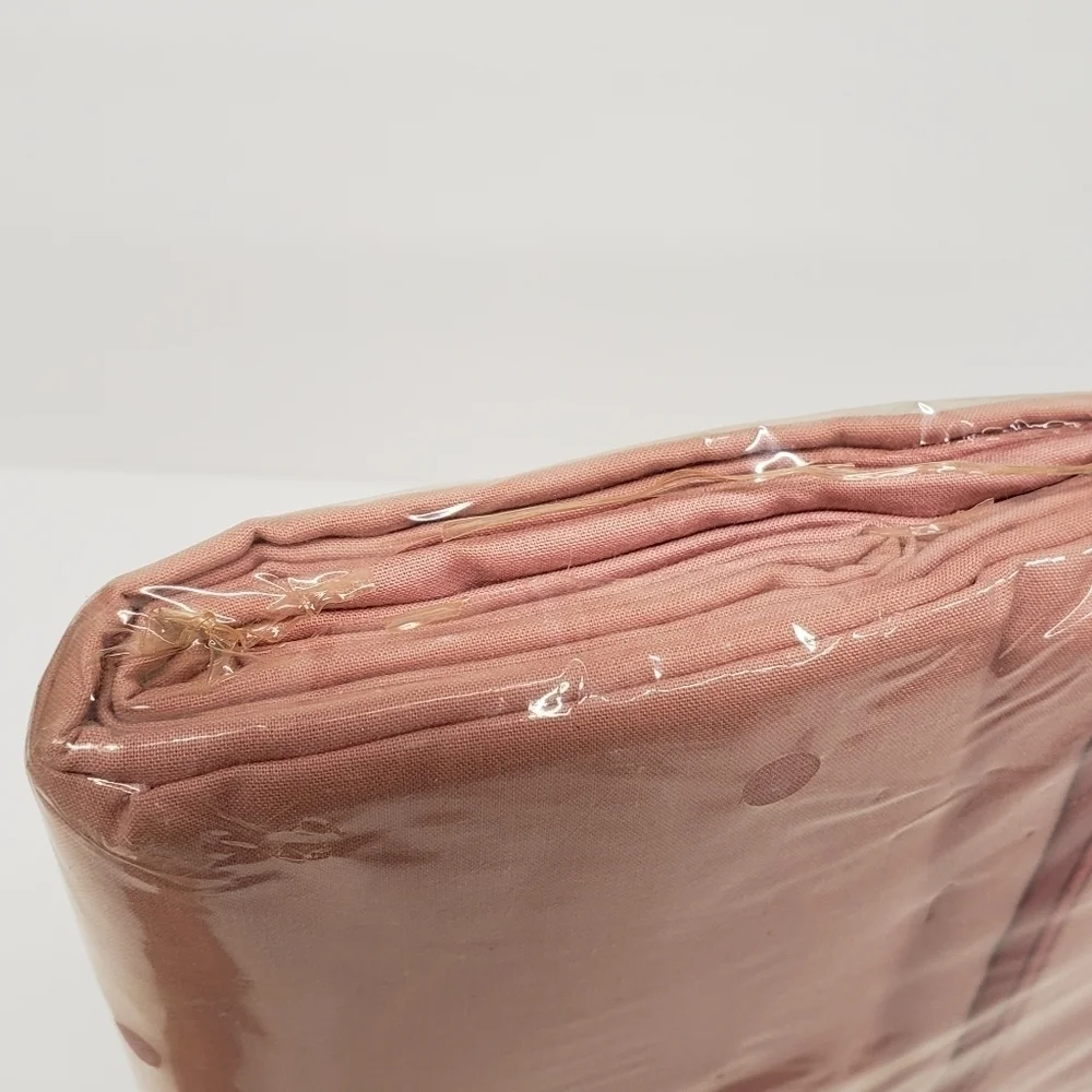 Vintage Sears Colormate Dusty Rose Twin Flat Sheet